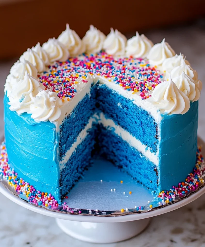 Birthday Cake Blue