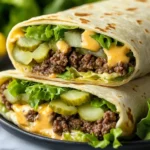 Homemade Big Mac Wraps With Special Sauce