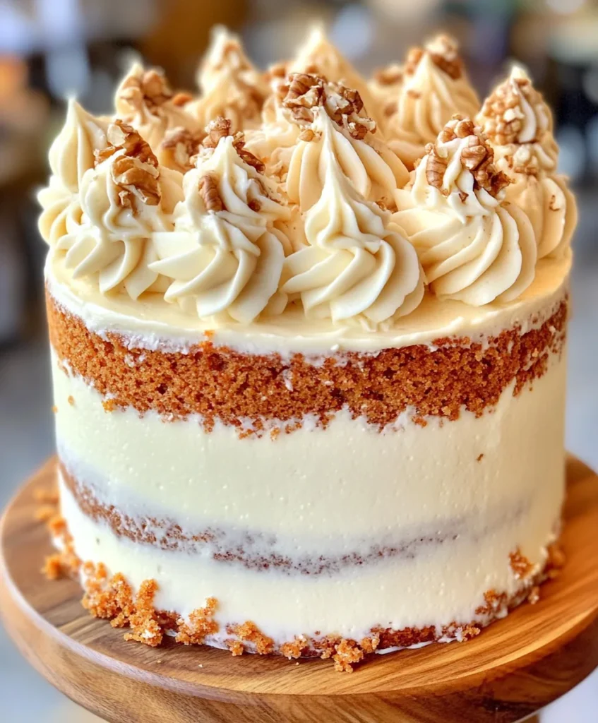 Carrot Cake with Cream Cheese Frosting