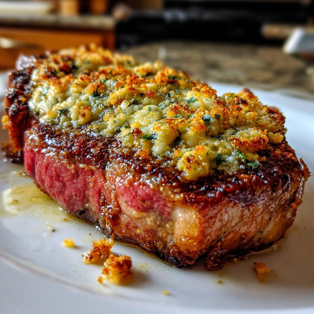 Blue Cheese Crusted Steak