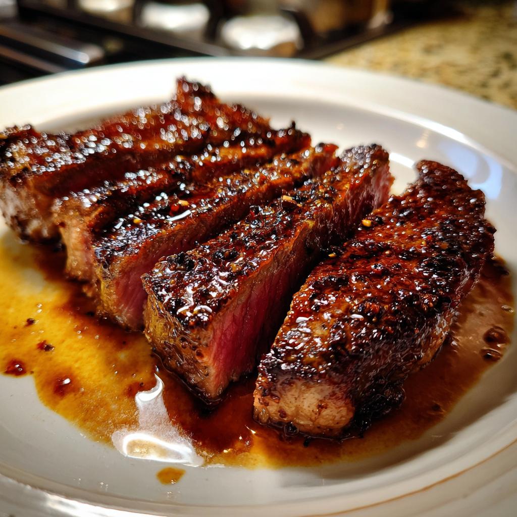Bourbon Marinated Steak