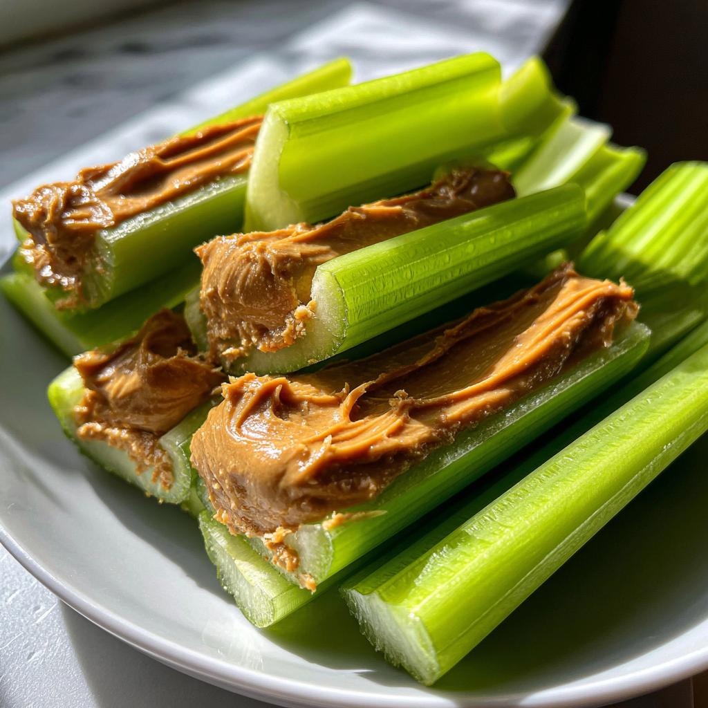 Celery with Almond Butter - detail 1