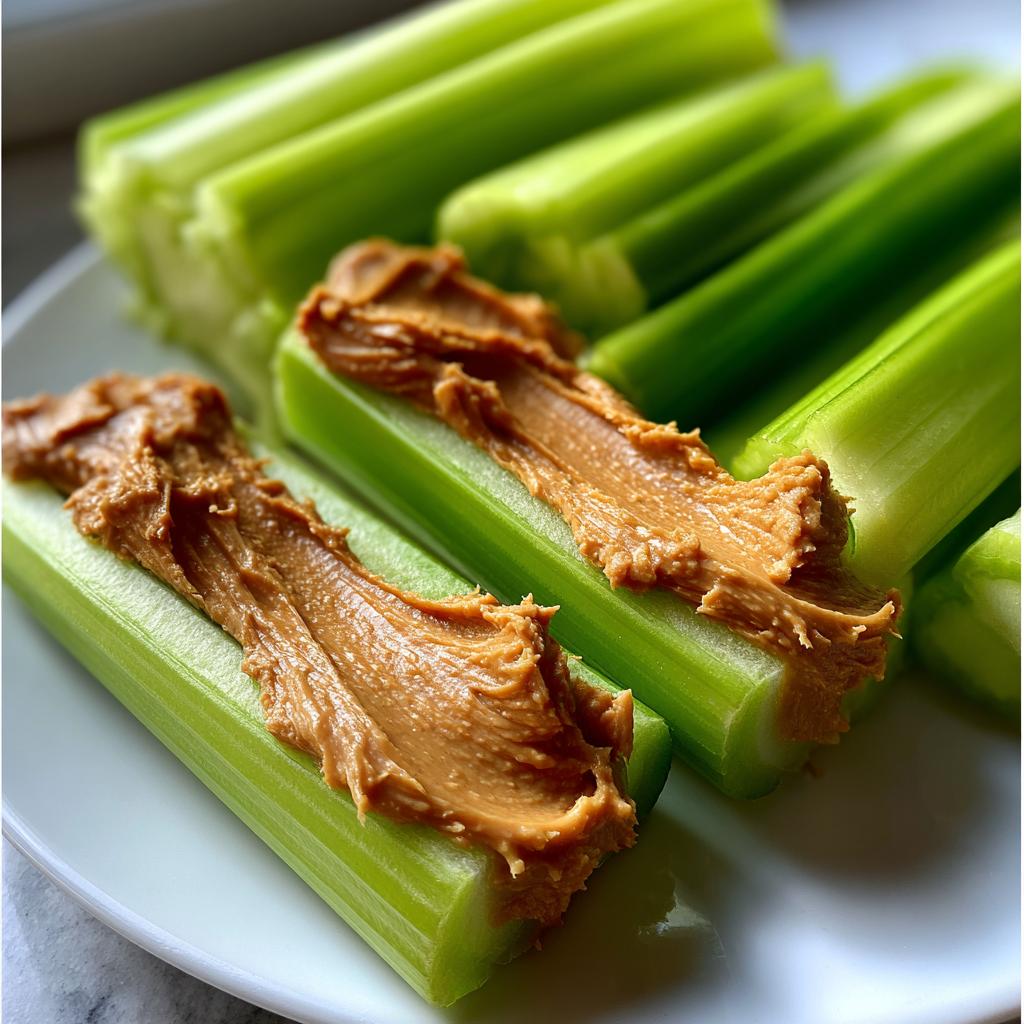 Celery with Almond Butter