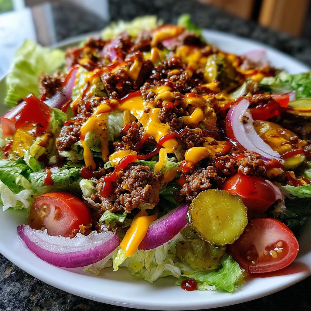 Cheeseburger Salad - detail 1
