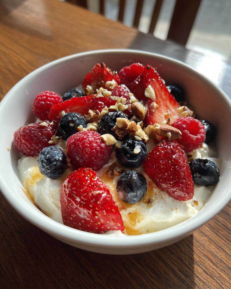 Cottage Cheese with Berries - detail 1