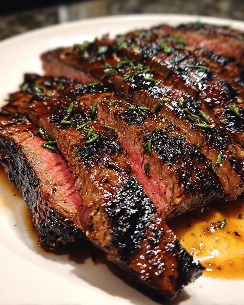 Flank Steak with Soy Marinade - detail 1