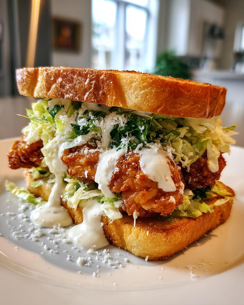 Fried Chicken Caesar Sandwich