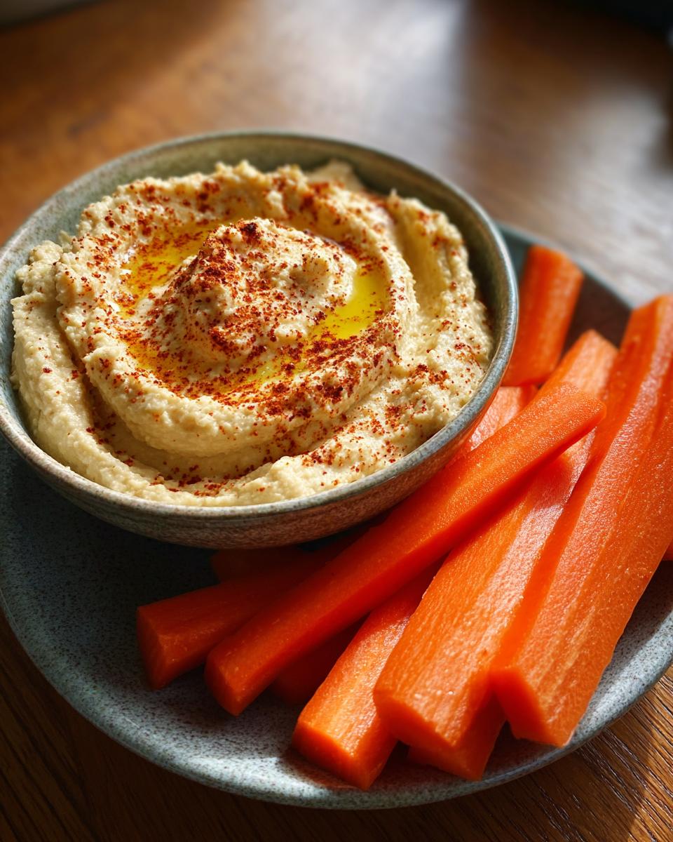 Hummus with Carrot Sticks