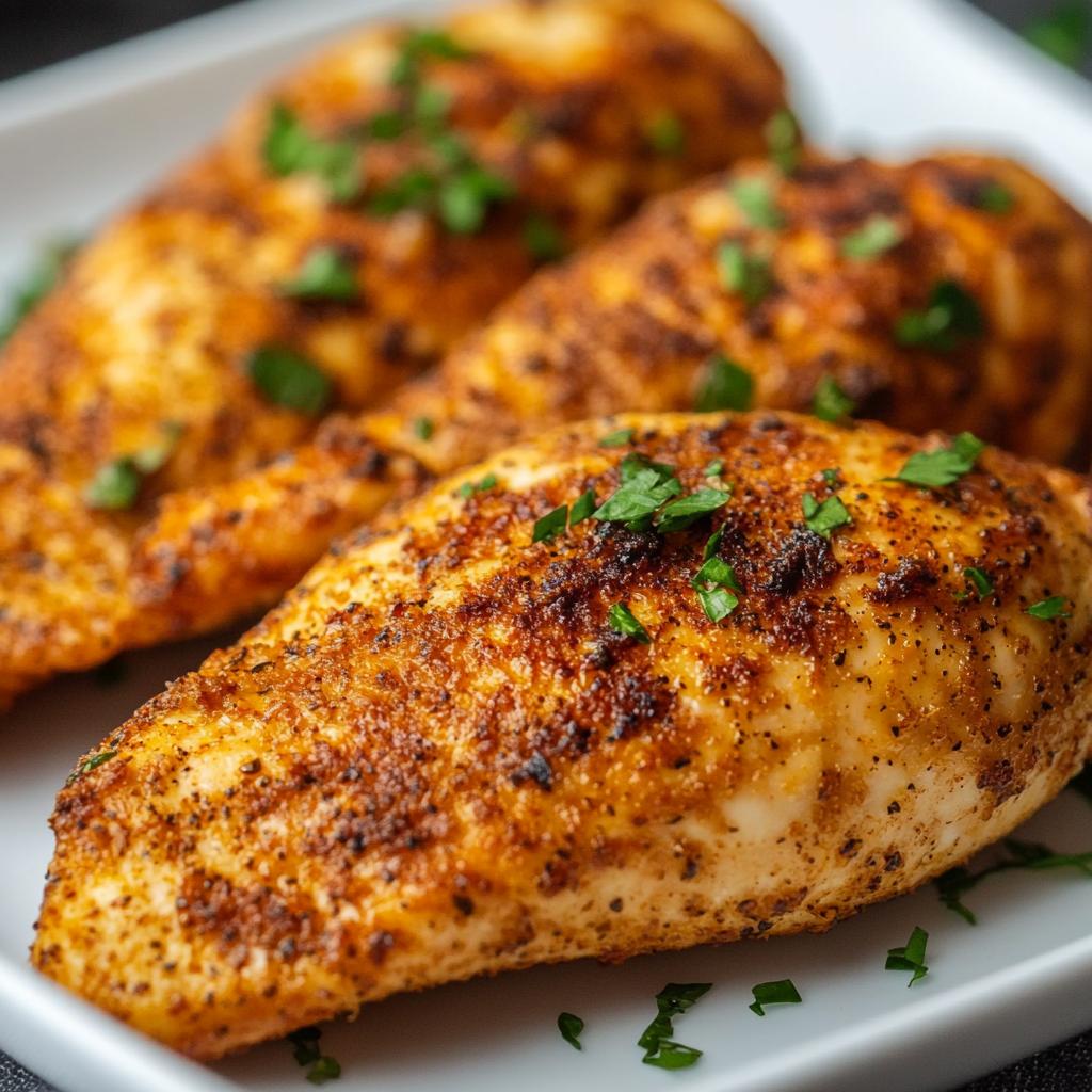 Juicy Air Fryer Chicken Breasts