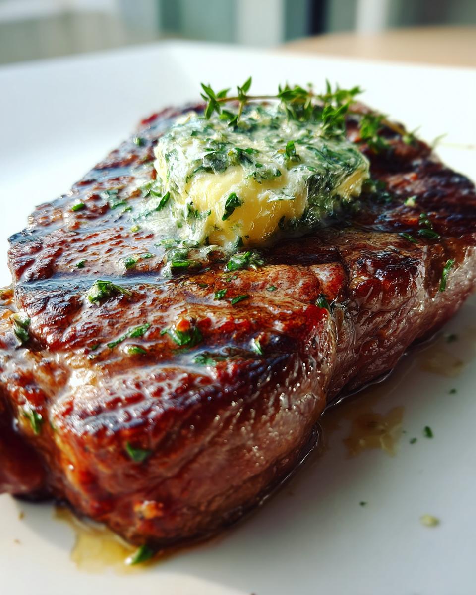 Sirloin Steak with Herb Butter - detail 1
