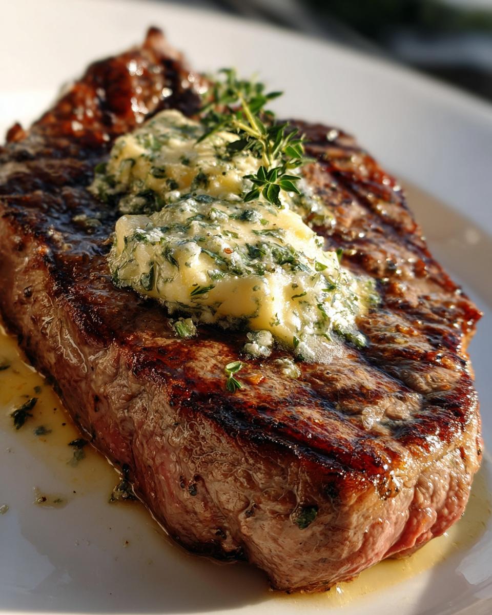 Sirloin Steak with Herb Butter