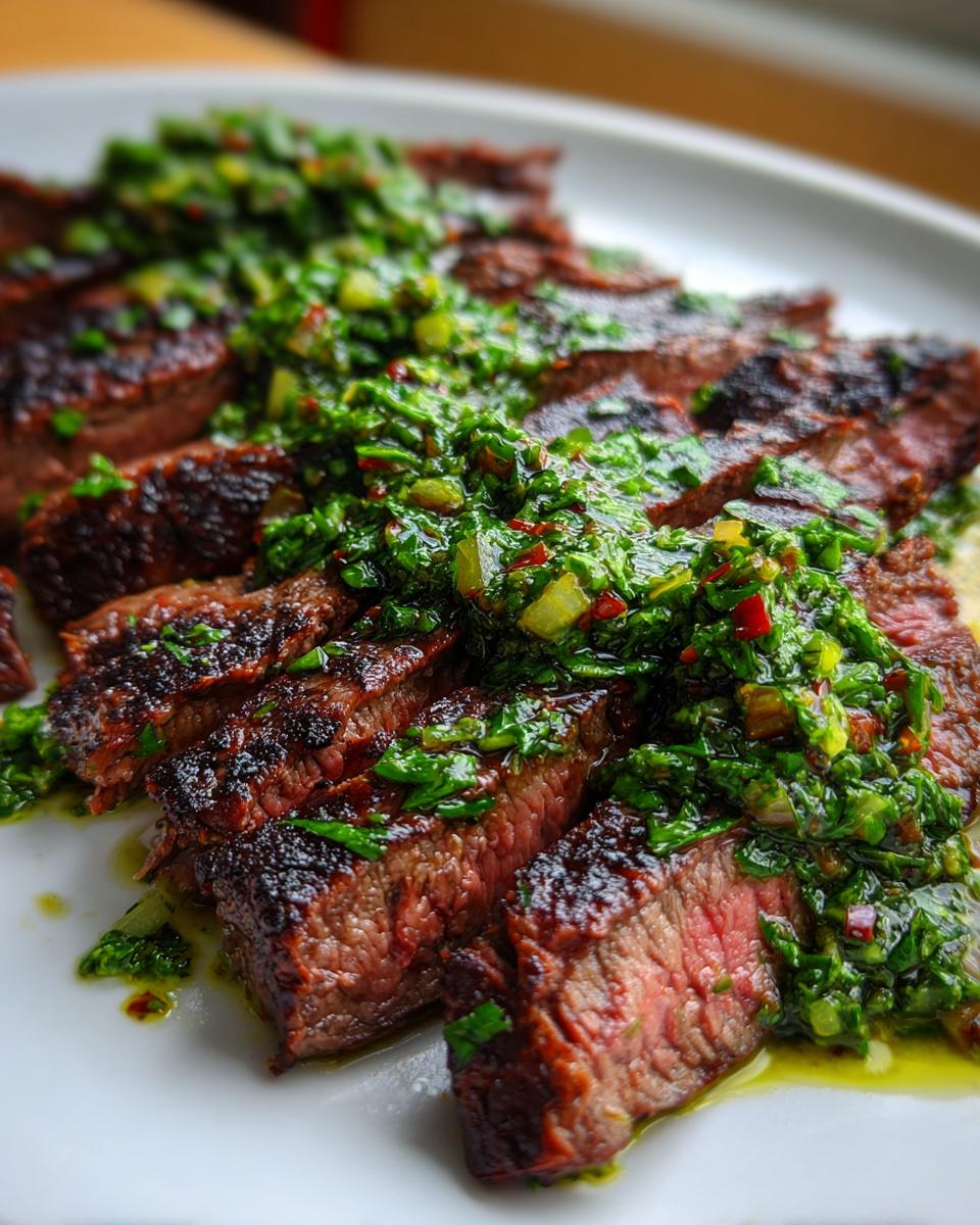 Skirt Steak with Chimichurri - detail 1