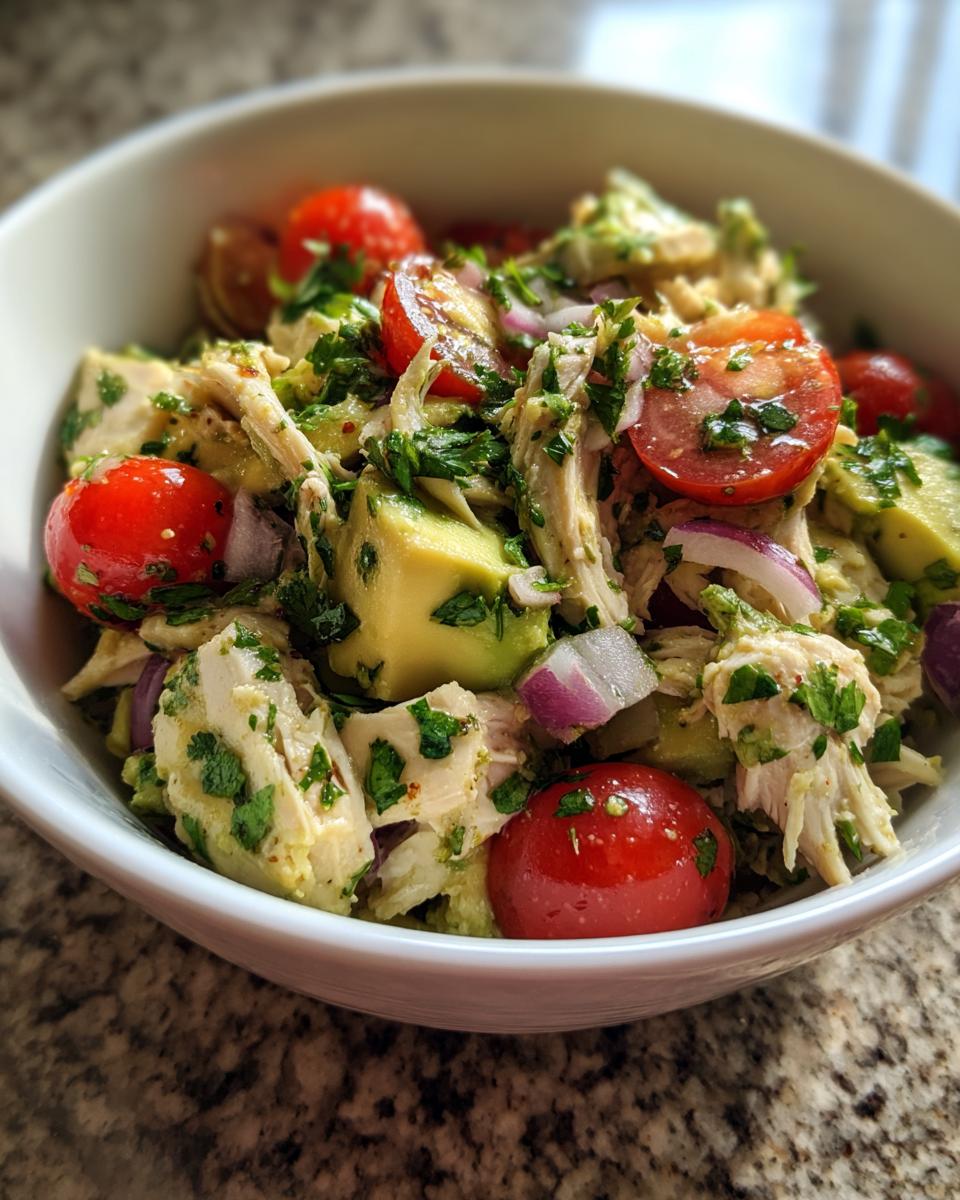 avocado chicken salad