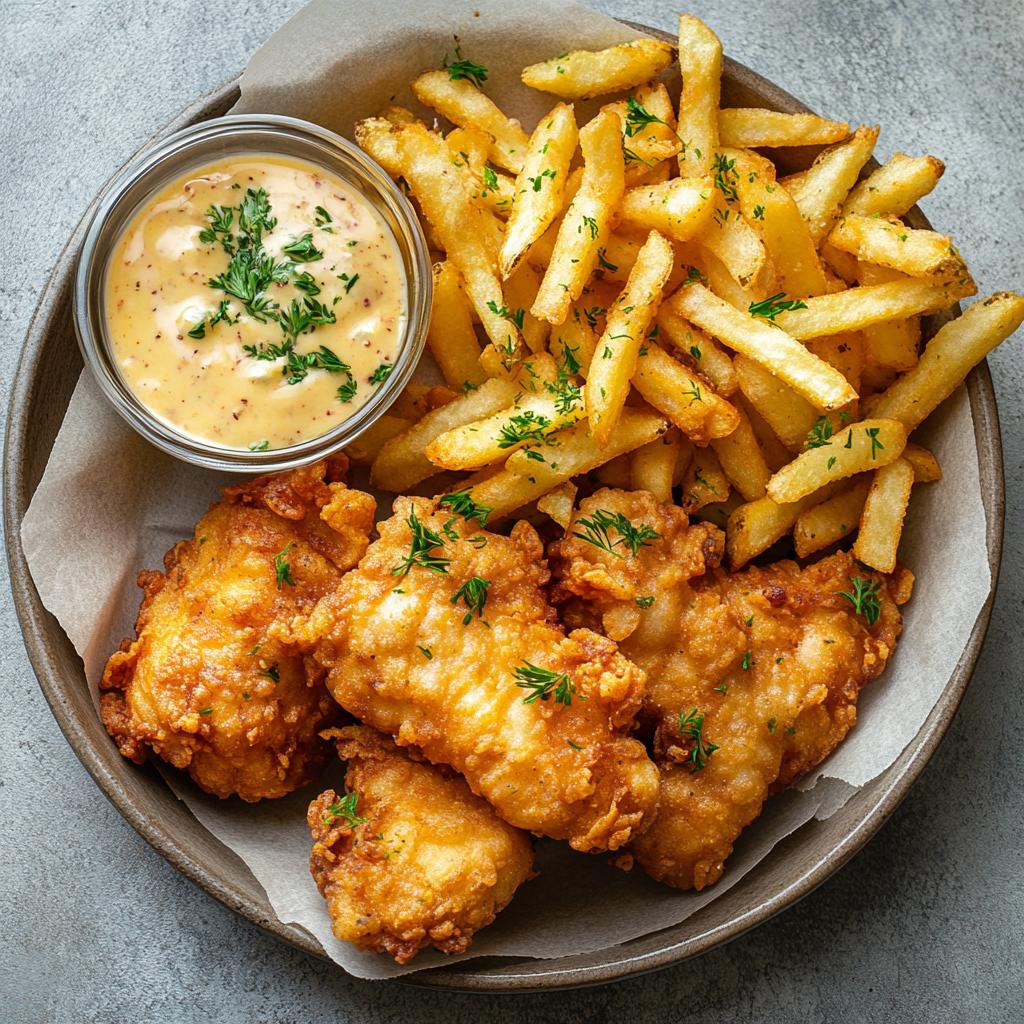 chicken and chips