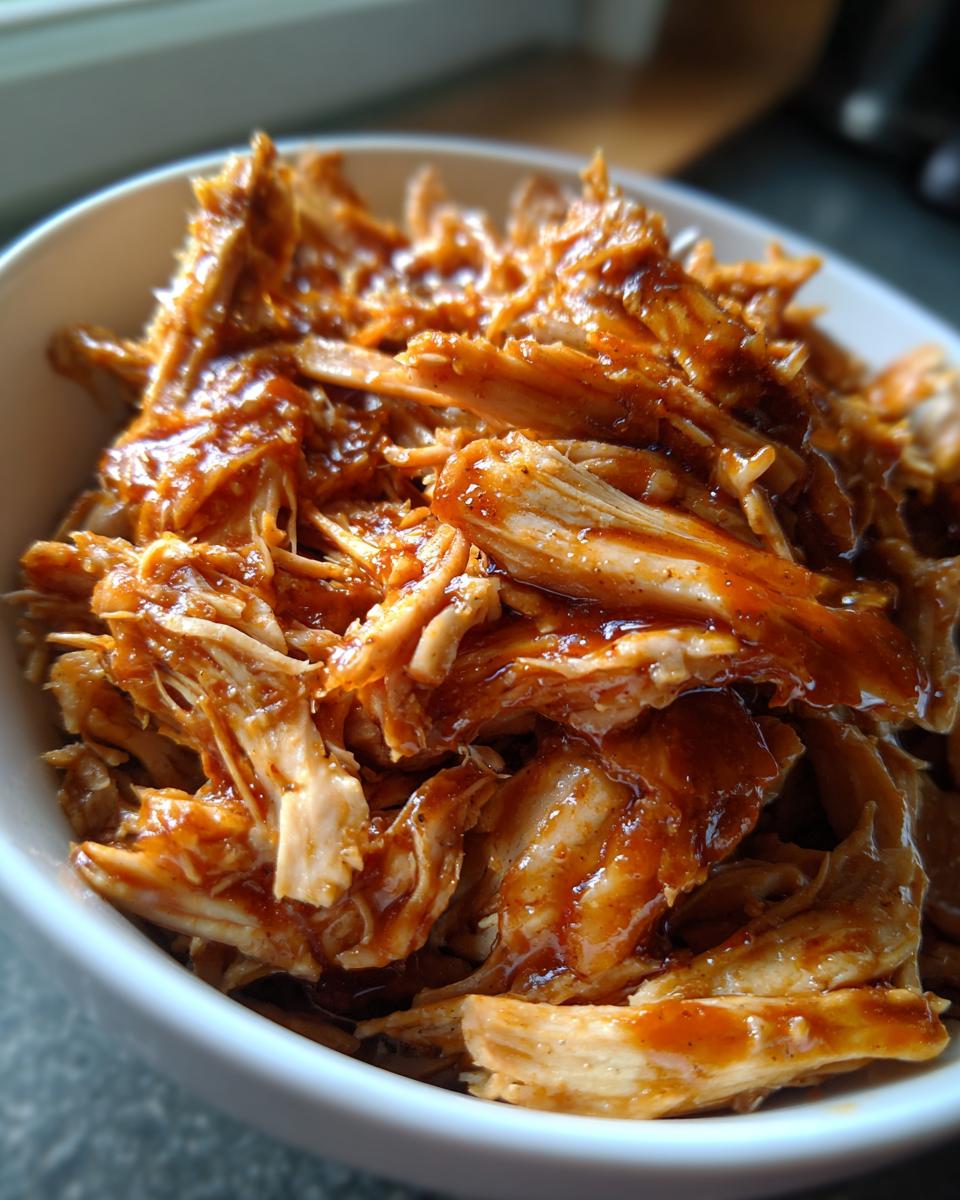 shredded chicken crockpot bbq