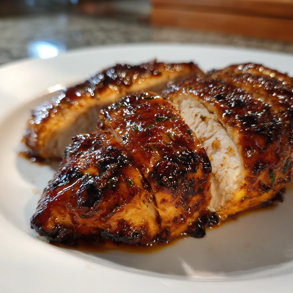 Air Fryer Balsamic Glazed Chicken fillet - detail 1