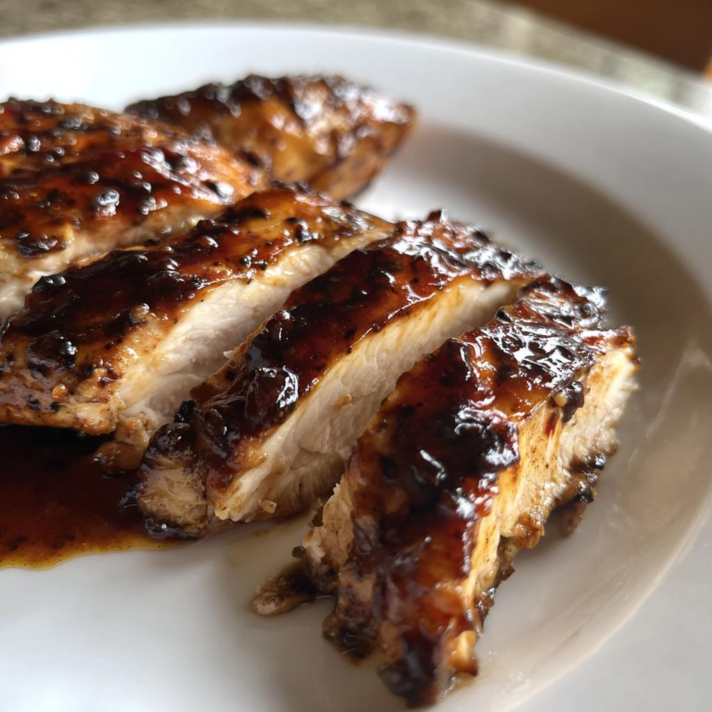 Air Fryer Balsamic Glazed Chicken fillet