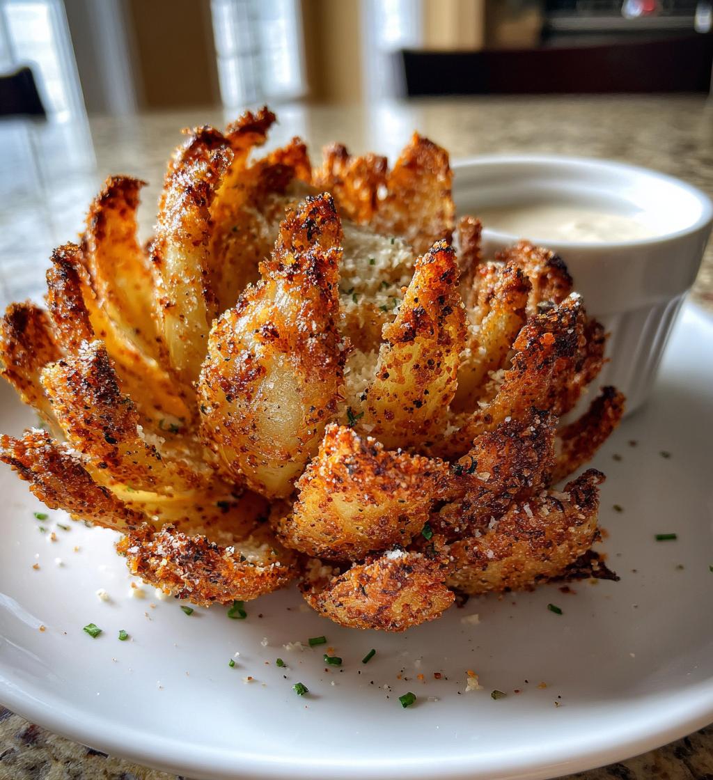 Air Fryer Blooming Onion - detail 1