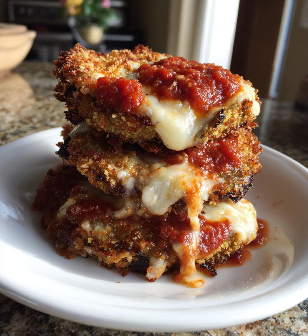 Air Fryer Eggplant Parmesan - detail 1