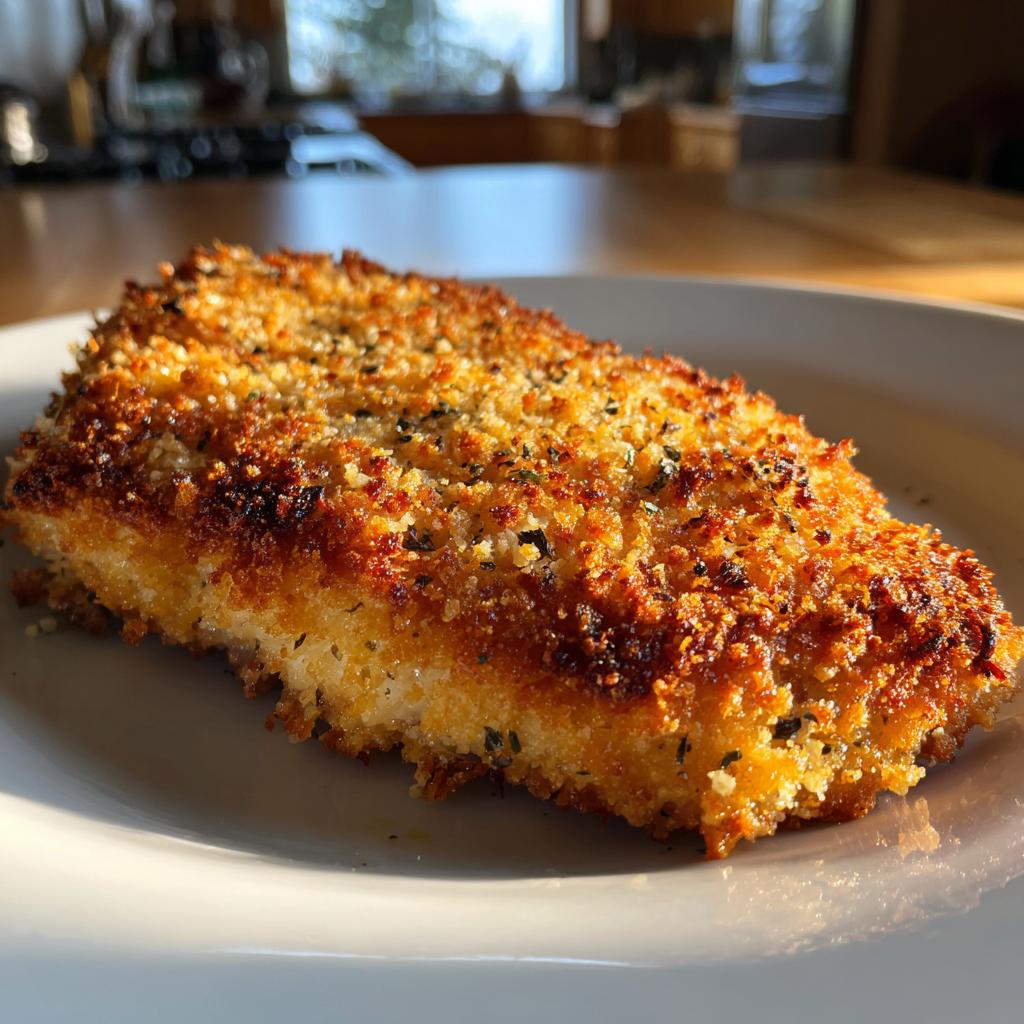 Air Fryer Garlic Parmesan Crusted Chicken fillet - detail 1
