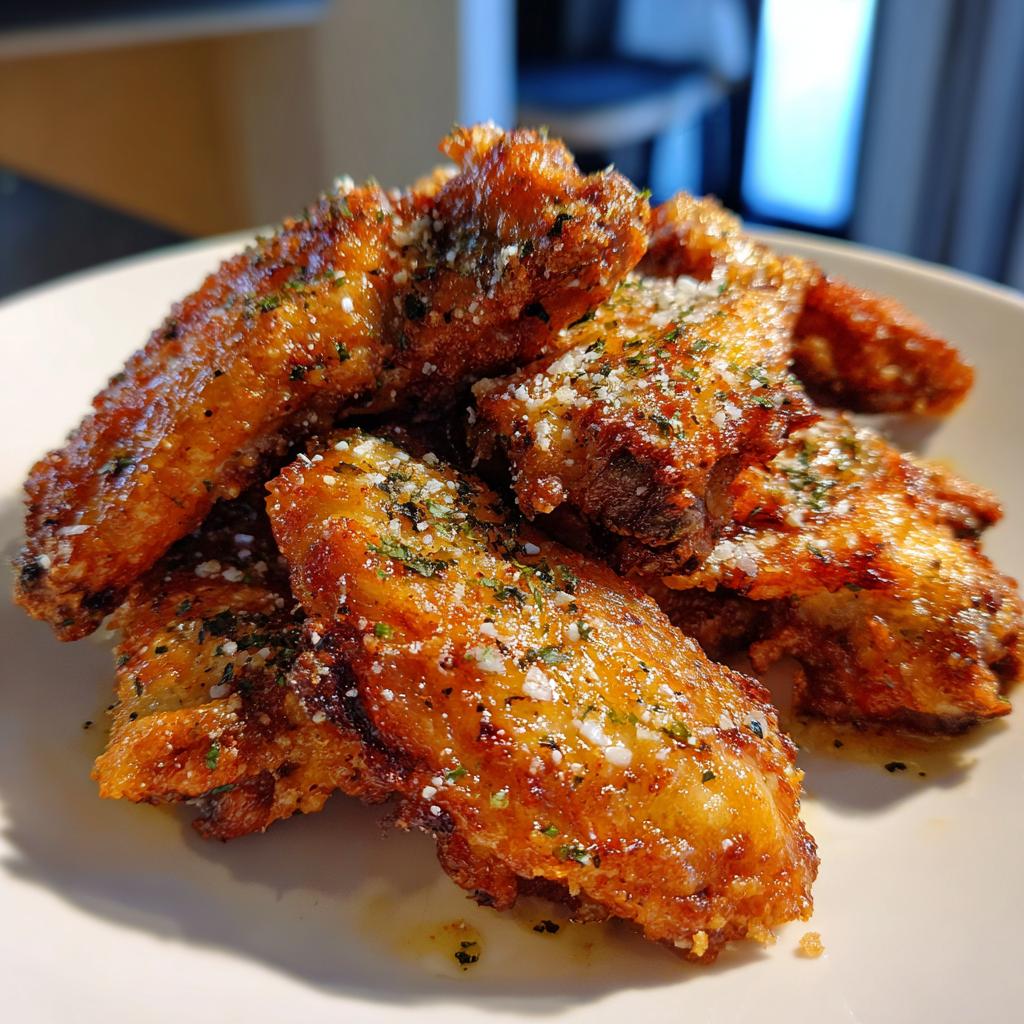 Air Fryer Garlic Parmesan Wings - detail 1