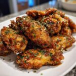 Air Fryer Garlic Parmesan Wings