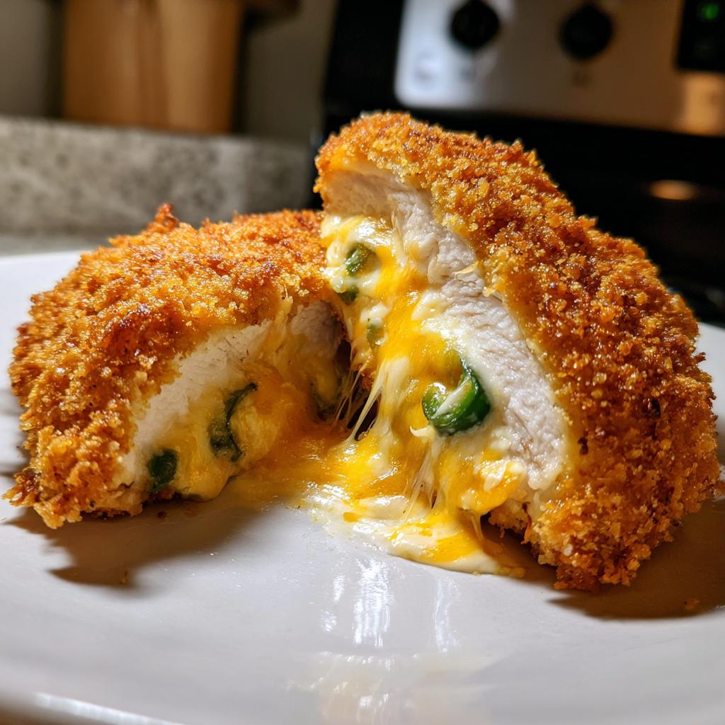 Air Fryer Jalapeño Popper Stuffed Chicken fillet - detail 1