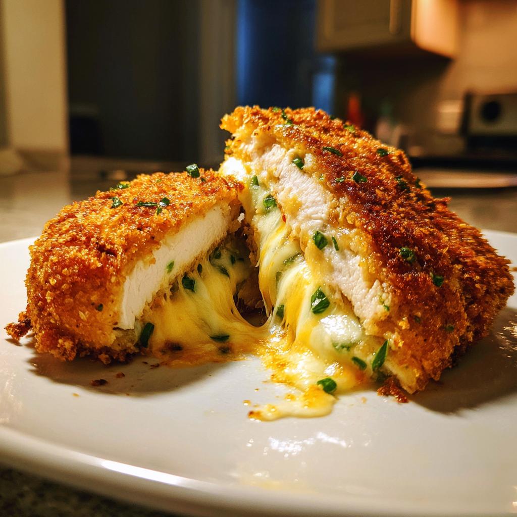 Air Fryer Jalapeño Popper Stuffed Chicken fillet