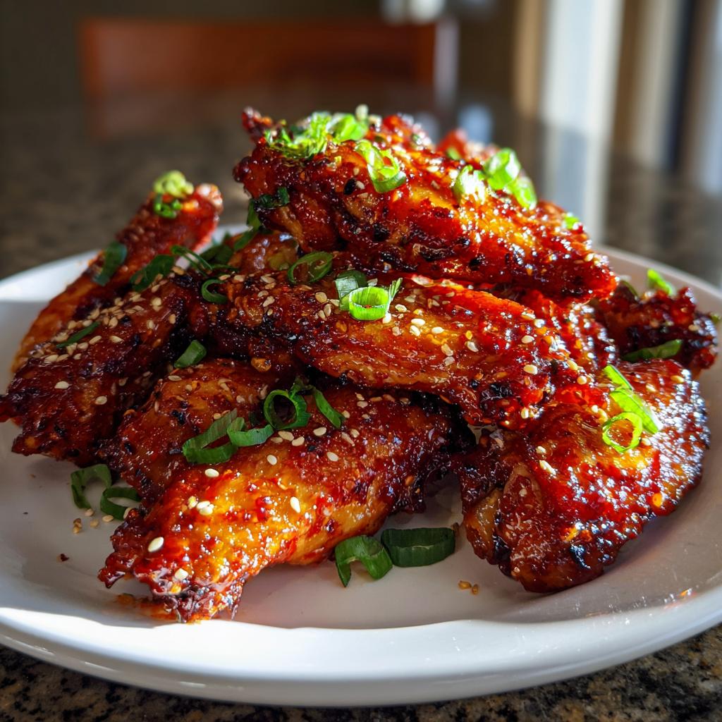 Air Fryer Korean Gochujang Wings - detail 1