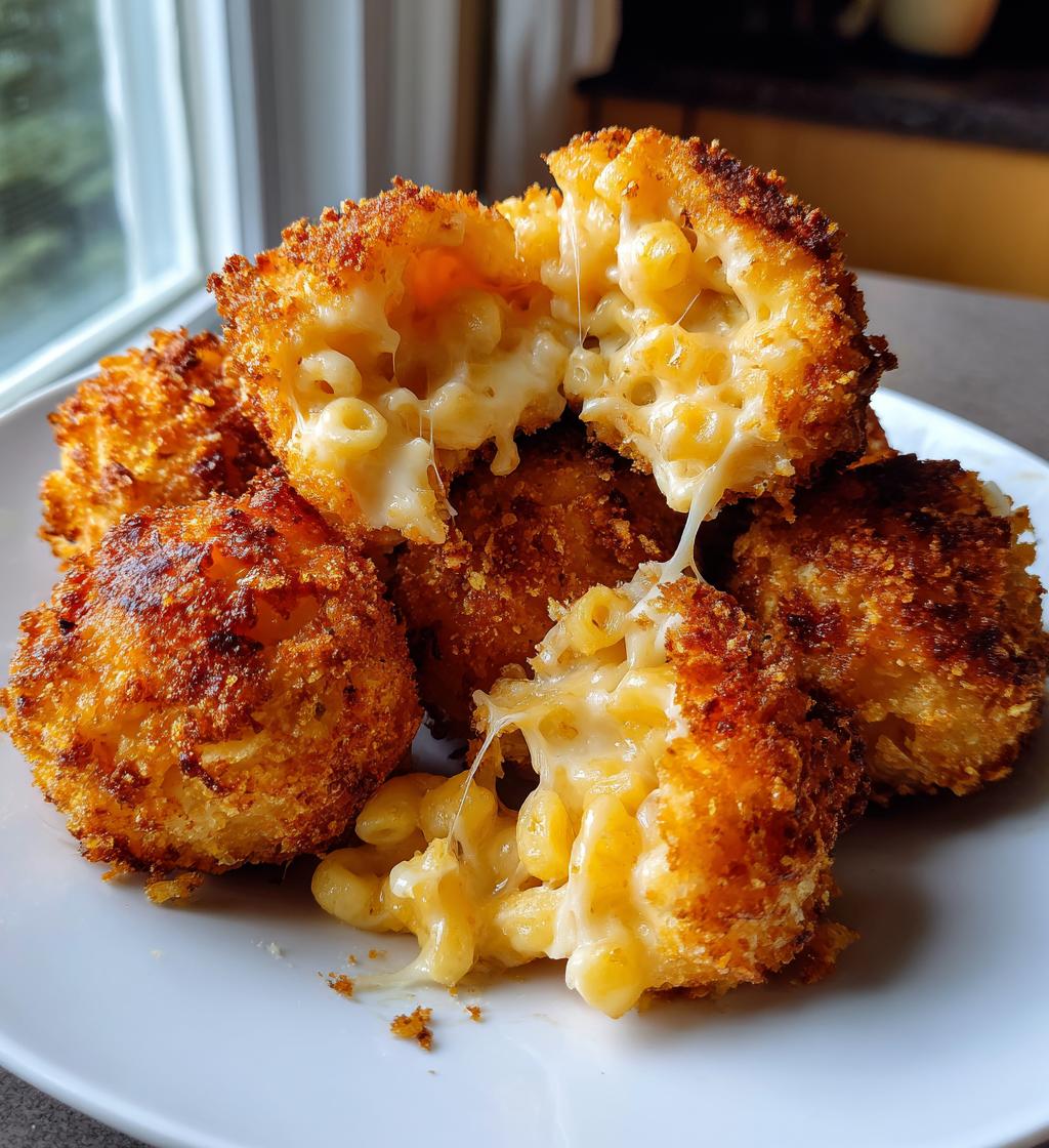 Air Fryer Mac and Cheese Balls