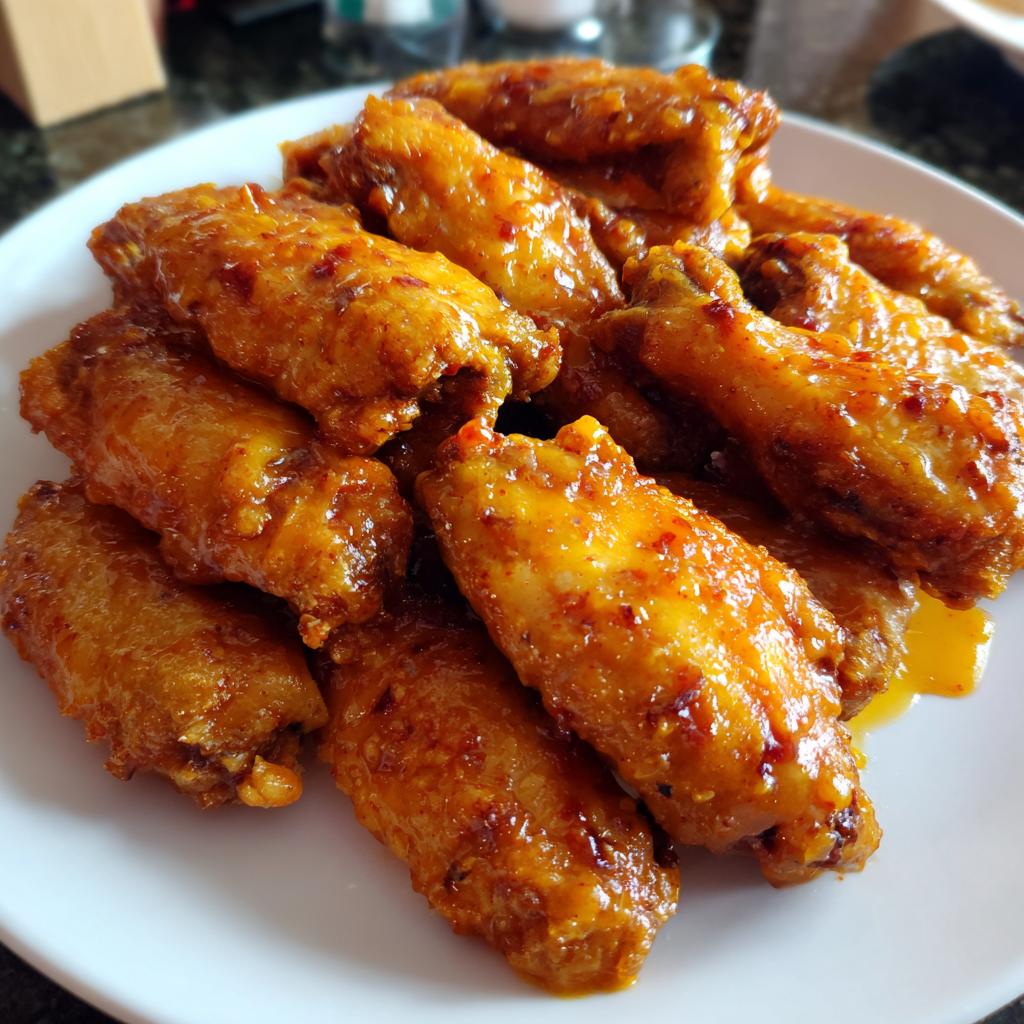 Air Fryer Mango Habanero Wings