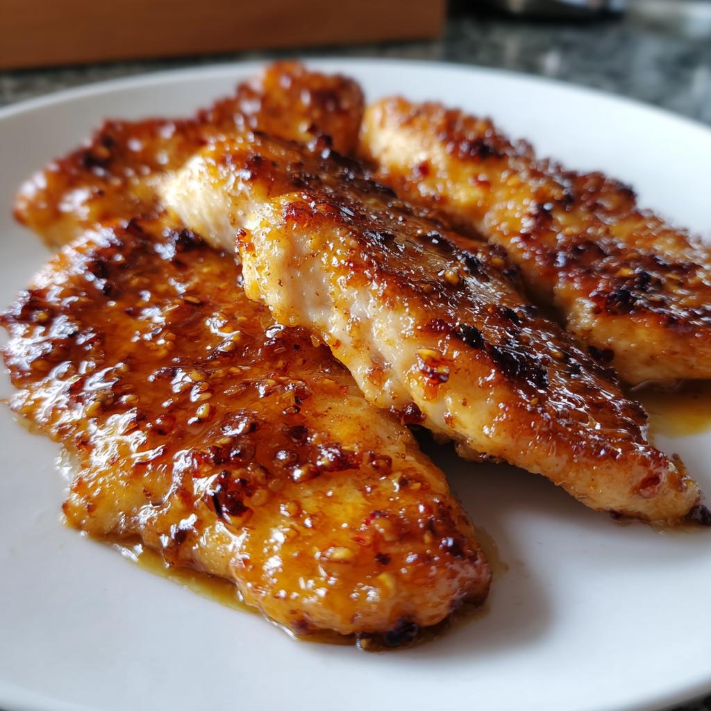 Air Fryer Orange Glazed Chicken fillet - detail 1