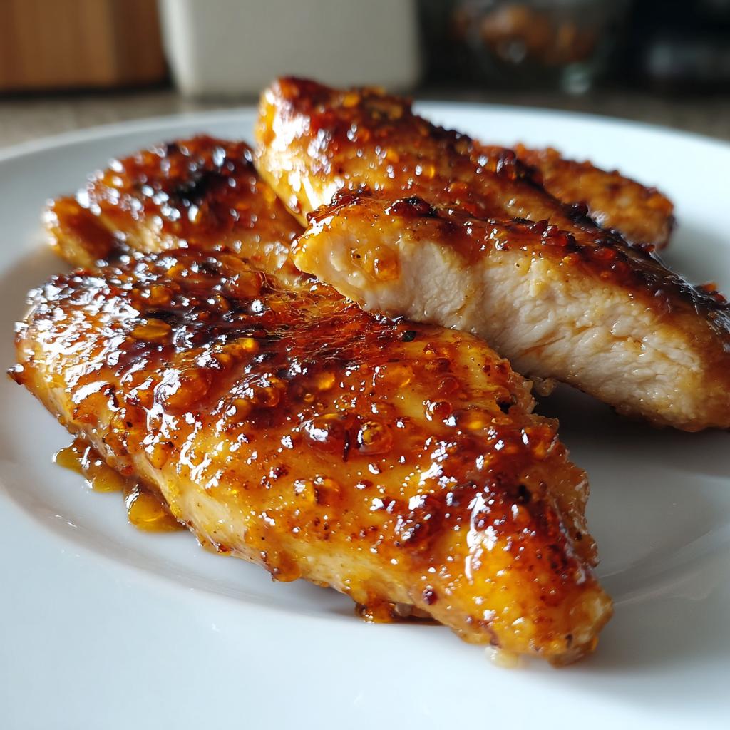 Air Fryer Orange Glazed Chicken fillet
