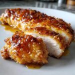 Air Fryer Peach Glazed Chicken fillet