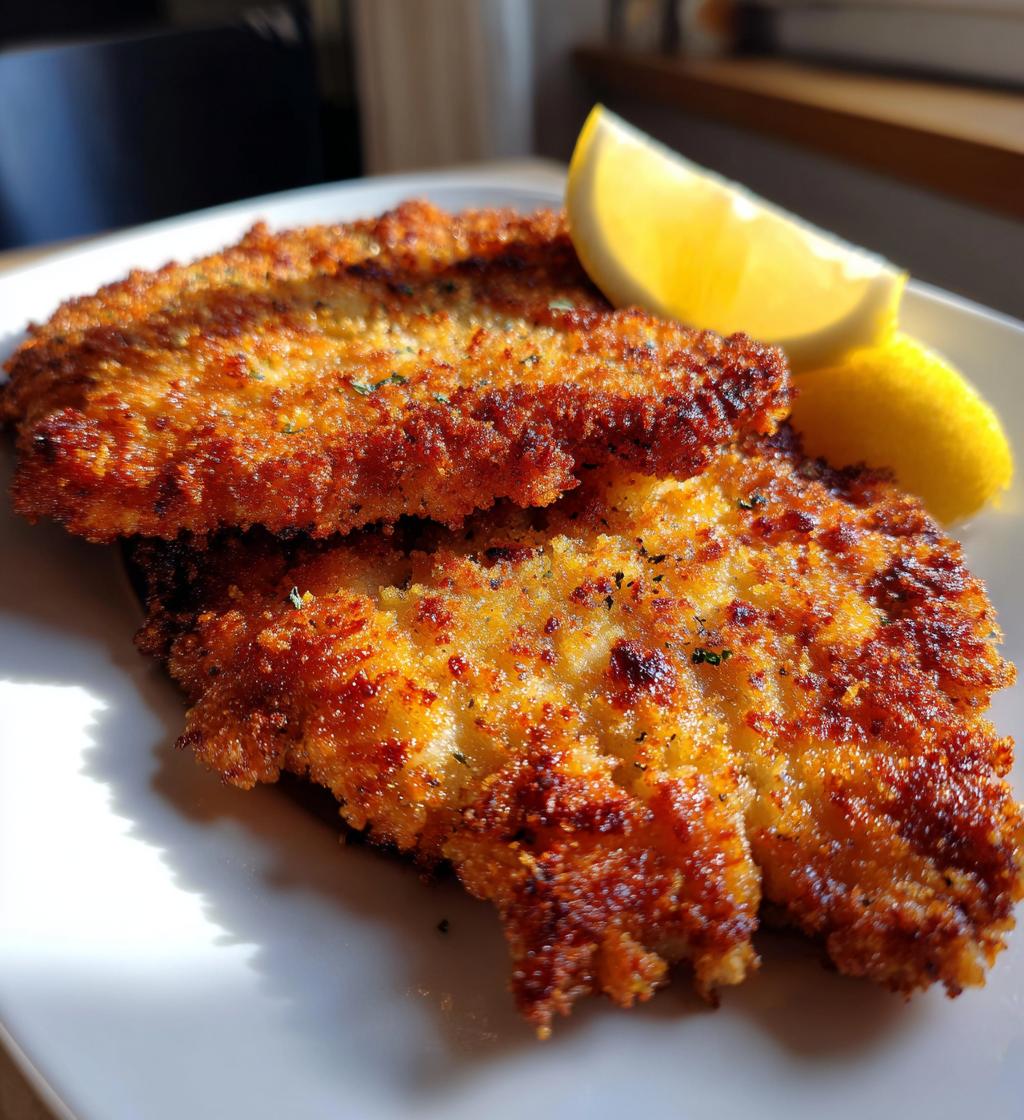 Air Fryer Pork Schnitzel
