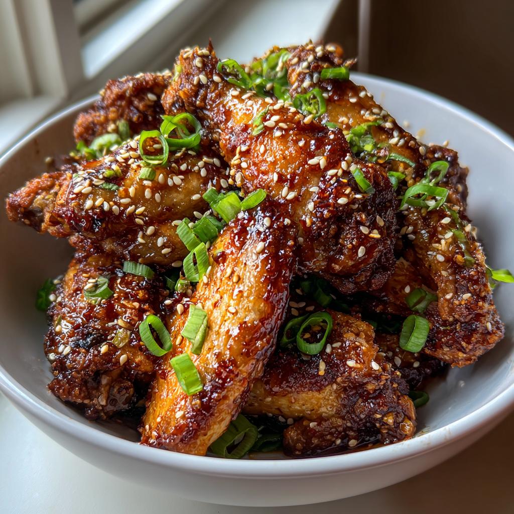Air Fryer Teriyaki Chicken Wings - detail 1