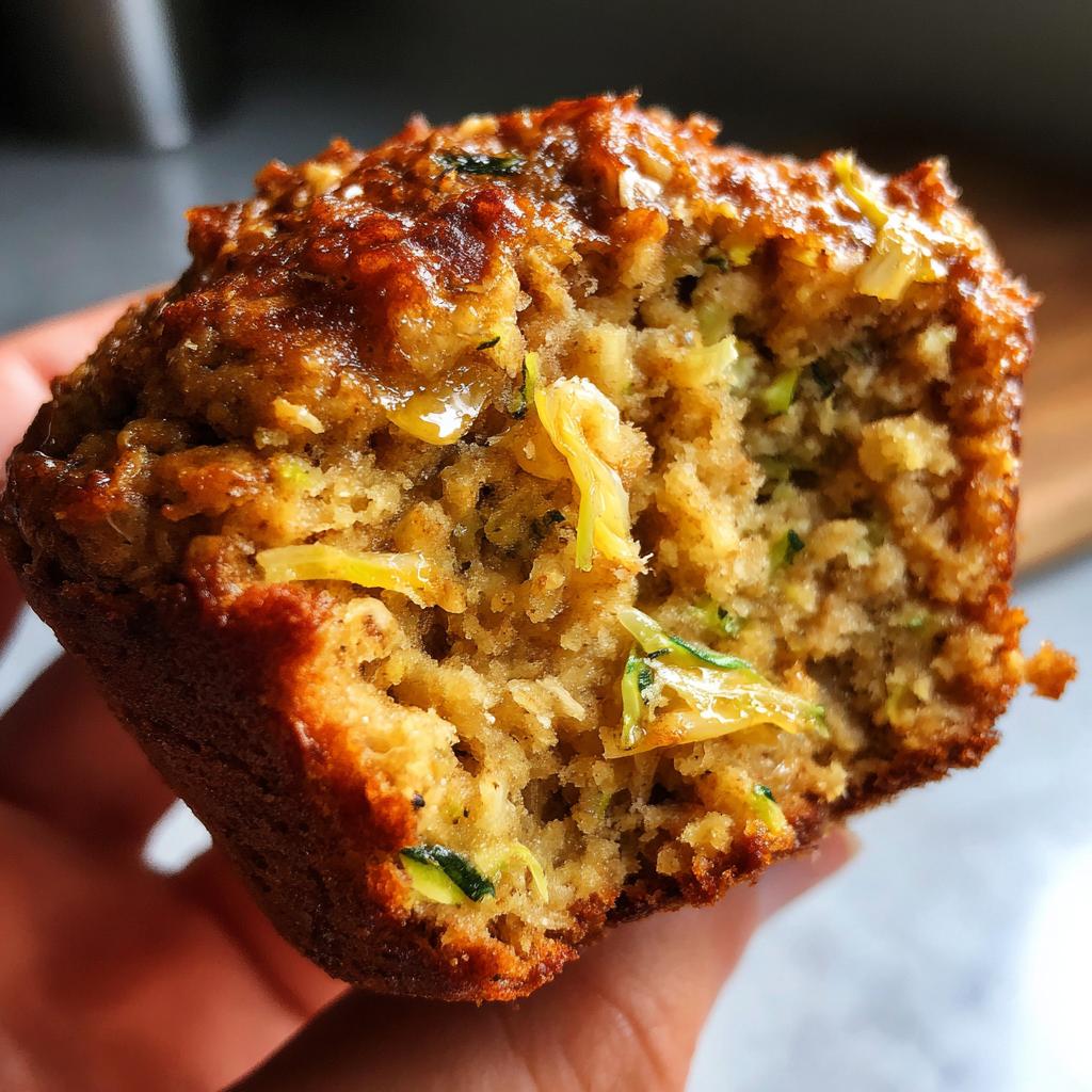 Almond Butter Zucchini Muffins (Paleo + Dairy-Free) - detail 1