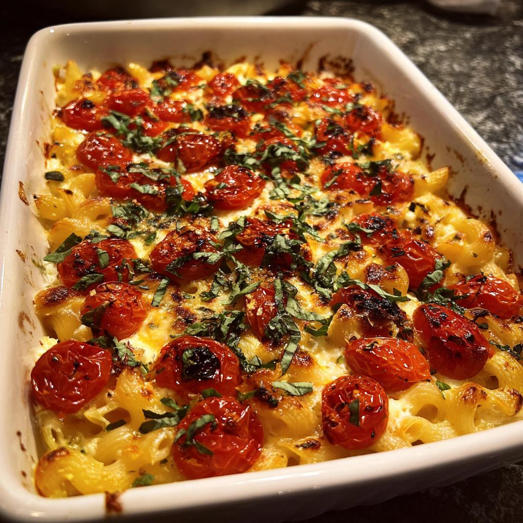 Baked Feta Pasta with Cherry Tomatoes - detail 1
