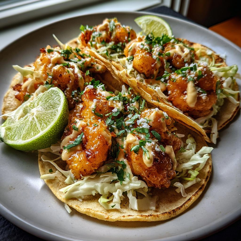 Bang Bang Shrimp Tacos - detail 1