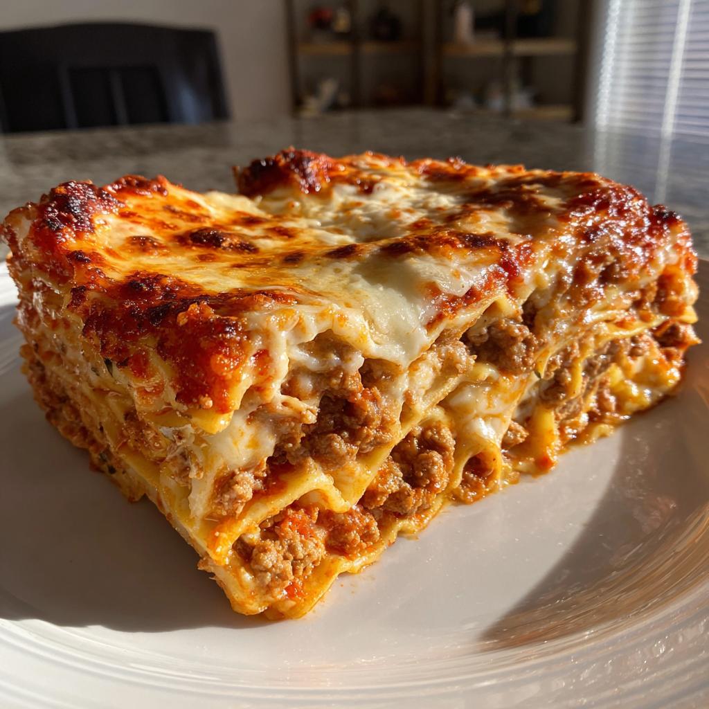 Beef and Cheese Lasagna - detail 1