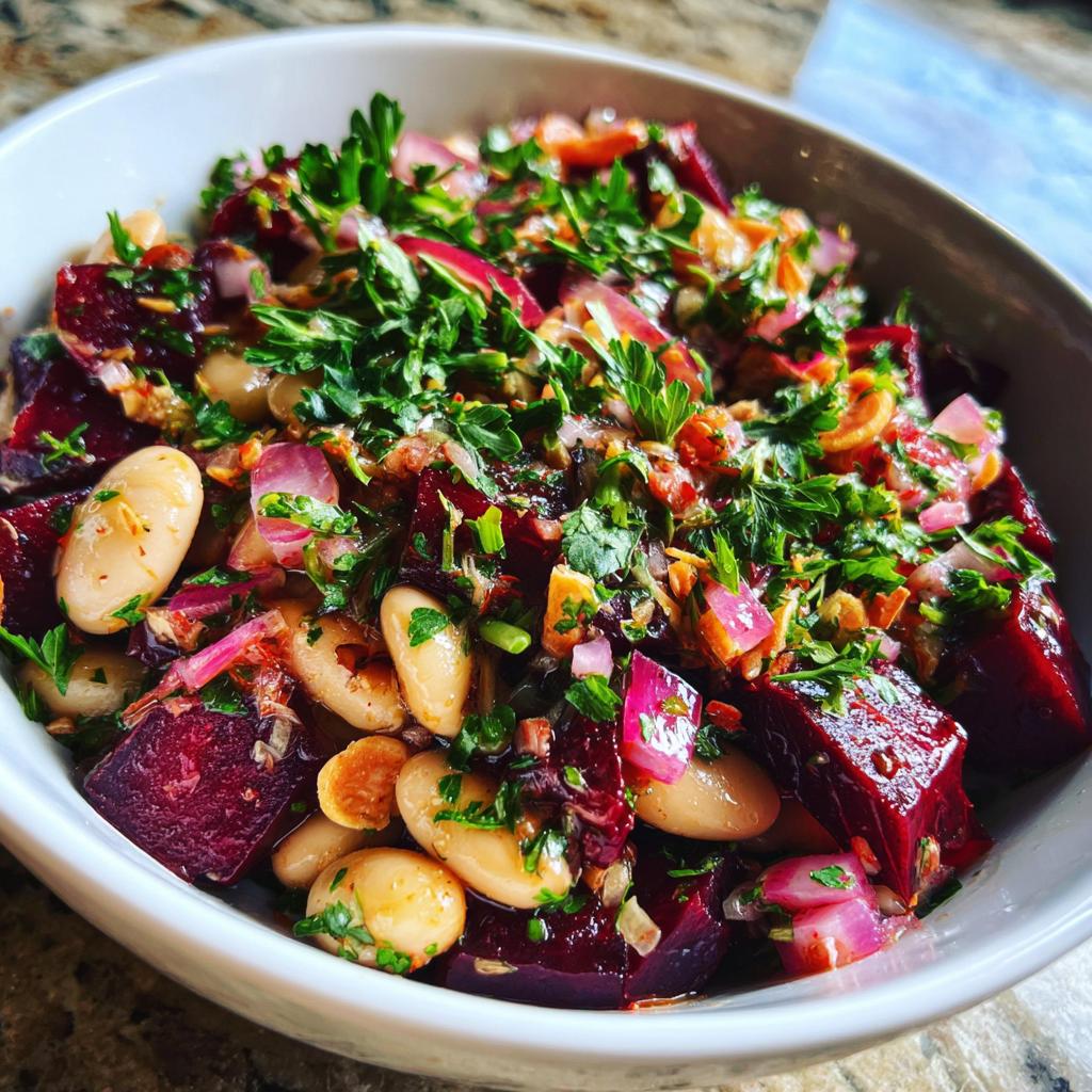 Beet & White Bean Salad - detail 1