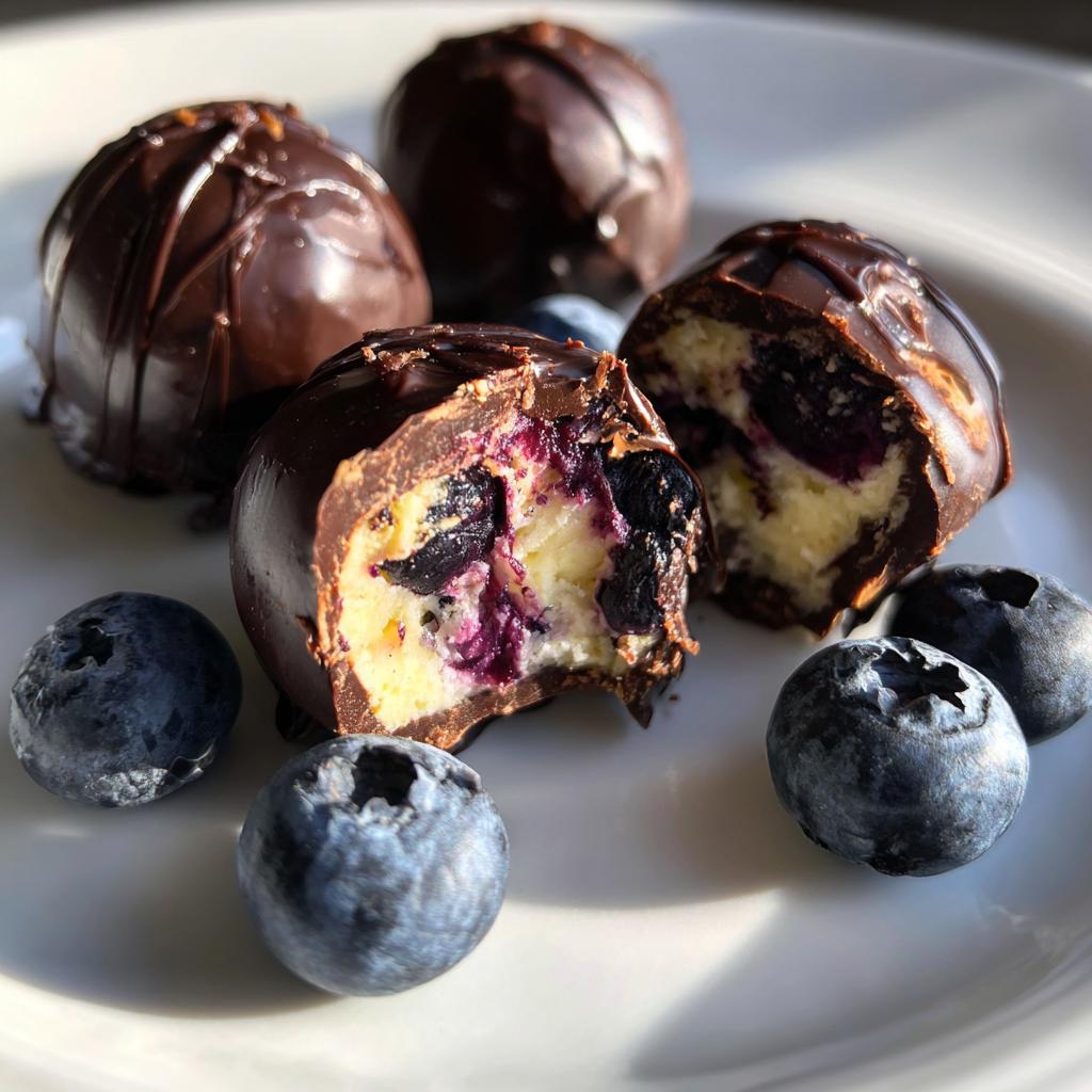 Blueberry Lemon Truffles - detail 1