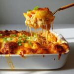Buffalo Chicken Pasta Bake