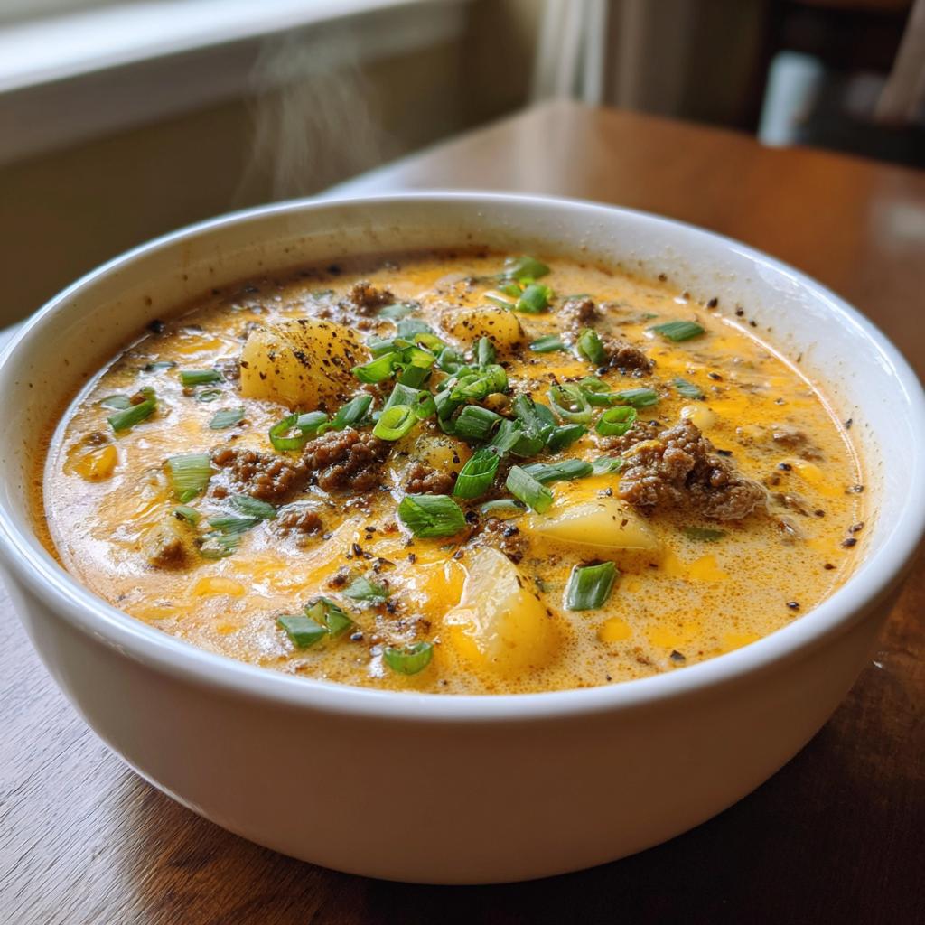 Cheeseburger Soup