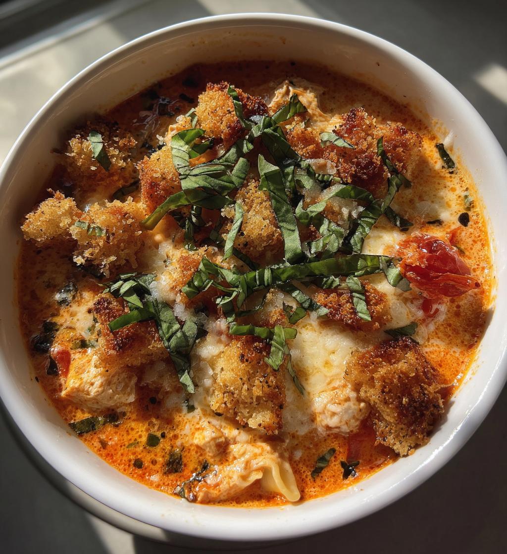 Chicken Parmesan Soup - detail 1