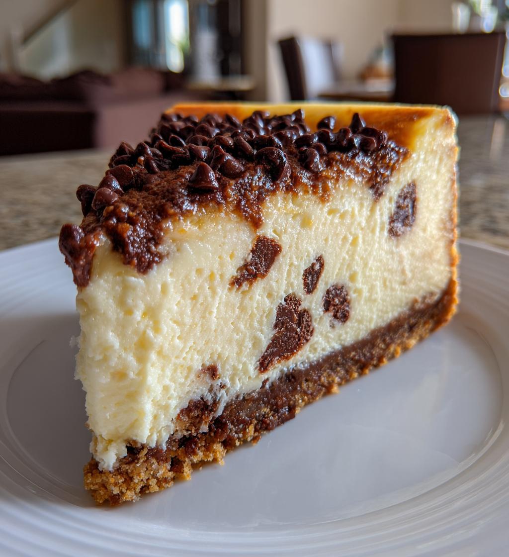 Chocolate Chip Cheesecake - detail 1