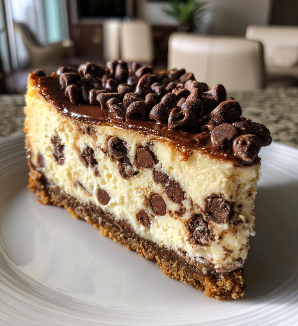Chocolate Chip Cheesecake