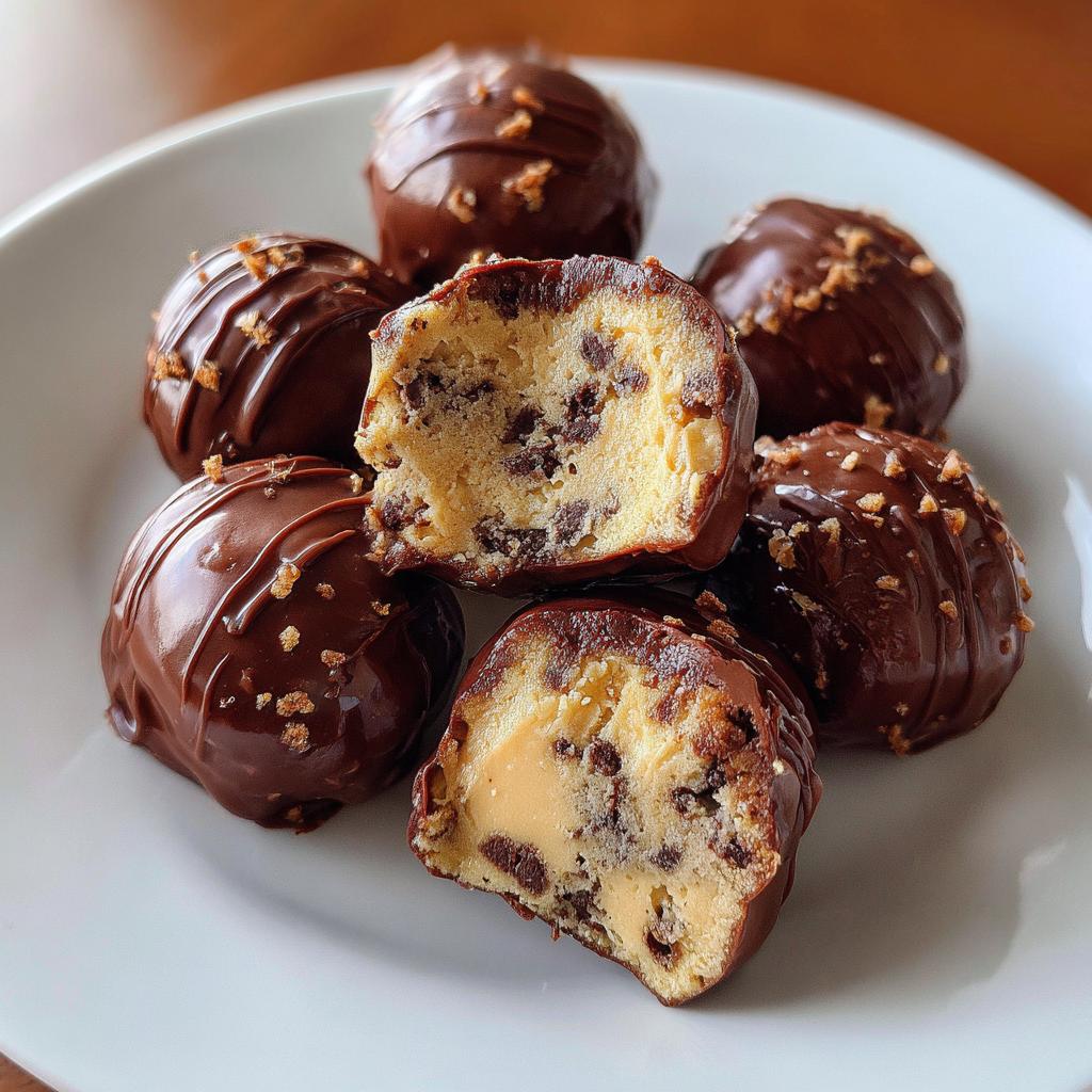 Chocolate Chip Cookie Dough Truffles