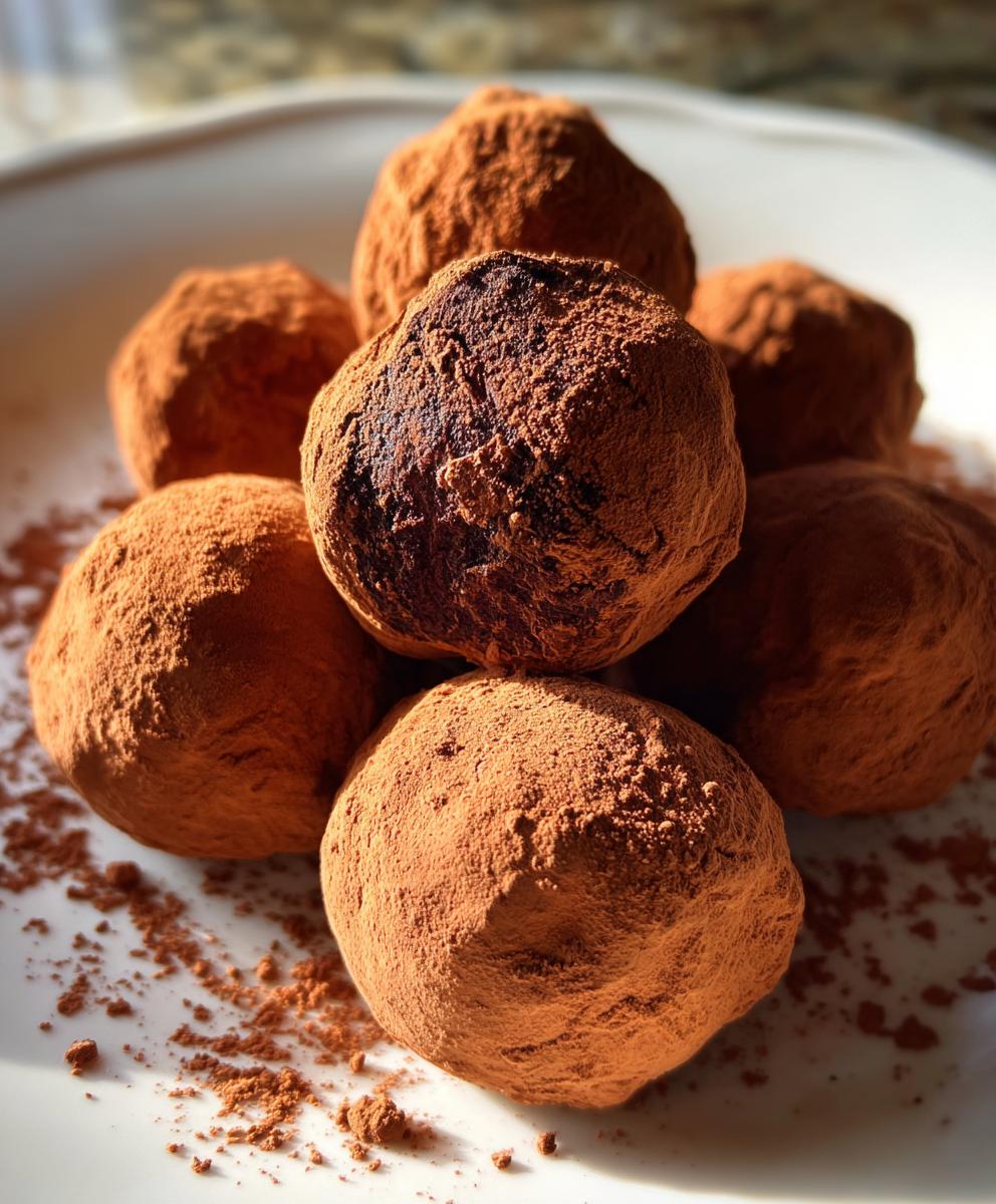 Chocolate Coconut Truffles - detail 1