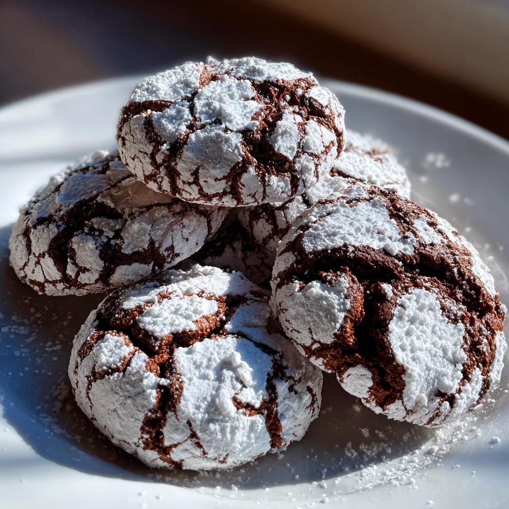 Chocolate Crinkle Cookies - detail 1